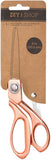 American Crafts DIY Shop 8 Inch Rose Gold Scissors, Stainless Steel Blades Sharp Regular Plastic Arts Crafts SuppliesCutting Too