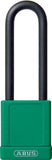 ABUS 74HB/40-75 KA Safety Lockout Non-Conductive Keyed Alike Padlock with 3-Inch Shackle, Green