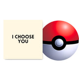 CATCHYOURDREAMS Anniversary card for Husband or Wife (Pokemon Pokeball) | Gift for Him or Her, Boyfriend or Girlfriend | Valenti