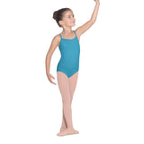 Bloch Dance Girls Parem Microlux Camisole Leotard Turquoise 12-New
