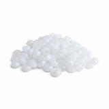 Large Hole Beads for Jewelry Making-100pcs 14mm European Rondelle Spacer Beads,Big Hole Craft for Bracelets(Clear)