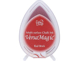 Tsukineko VersaMagic Dew Drop Inkpad of All Kinds, Red Brick