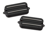 Seymour Duncan Black Winter Rails Humbucker Pickup Set - 6-String, Passive, High-Output, Ceramic Magnets - Black