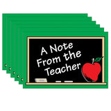 A Note from The Teacher Postcards, 30 Per Pack, 6 Packs