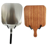 AUXPhome Rust Resistant Metal Wall Mounted Pizza Peel Rack, Black, 2 Pack
