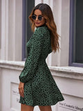 Dhruvi Trendz Womens Delta Rayon Women Western Dresses Regular Fit A-Line (Dt-Wd1043_Green_Xl)