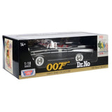 Motormax 1957 Chevrolet Bel Air Convertible Black James Bond 007 Dr. No (1962) Movie 1/18 Diecast Model Car