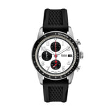 Fossil Men's Sport Tourer Chronograph Black Silicone Watch