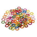 Calandis 5X100Pieces Orted Circle Wood Loop Rings Embellishments For Crafts 20Mm | Other Scrapbook Embellishments | Scrapbooking