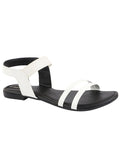 Shoetopia Women'S Block Heel Sandal,White,4,B0BSC8BSX7