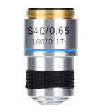 Microscope Lens,40X 185 Biological Microscope Achromatic Objectives Lens 160/0.17 5 5 5cm Eliminate Unwanted Reflections