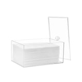 zoocatia Farmhouse Laundry Dryer Sheet Holder Clear Detergent Pods Container Dryer Balls Dispenser with Lid, Organization and St