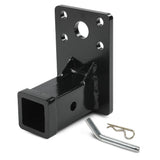 PIT66 2 Steel Receiver Hitch with Hitch Pin Compatible with Hmmwv Humvee Military M998 M151A1