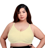 Map Deal Women Broad Belt Full Coverage Bra (C, Skin, 48)