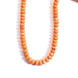 5x8mm Natural Rondelle Stone Beads Orange Imperial Jasper Semi Precious Abacus Beads Handmake Gemstone for Jewerly Making DIY Br