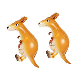 TOYMYTOY Large Walking Animal Kangaroo Balloons | 2 Pieces Aluminum Foil Balloons for Kids Birthday Party Decorations