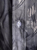 OM SAI LATEST CREATION Shirt for Men || Rayon Casual Shirt for Men || Turn-Down Collar Shirt for Boys || Splash Ink Printed Shirt for Men || Men Stylish Shirt Preppy Short Sleeve. (XX-Large Grey),Grey