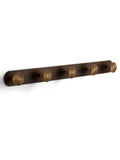 JIASENBAO 1 Pack Coat Rack Wall Mounted Antique Brass Wood Towel Hooks for Bathrooms Wall Hooks for Hanging Robe Coat Hooks Kitc