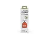 Joseph Joseph Eco Trash Bags, Recycled plastic, Extra strong, With Drawstring, 13.2 Gallons, Grey