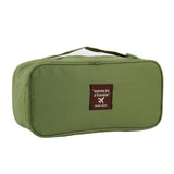 GliveS Undergarments And Innerwear Storage Bag Travel Organiser Polyester Pouch Multi Color