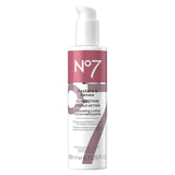 No7 Restore & Renew Dual Action Cleansing Lotion - Facial Cleanser & Exfoliant with Alpha Hydroxy Acid - Cleansing Lotion Makeup