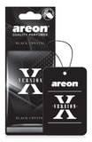 AREON X AXV10 Hanging Best Car Air Freshener Black Crystal Scent, Paper Hanging Ornaments, Long Lasting Scent for Car or Home -1