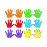 Trend Enterprises Pre Kindergarten 9th Grades Classic Accents, Handprints, 36/PK, 3 PK/BD (T10930)