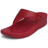 Ortho Joy Eva Slipper For Women || Waterproof & Everyday Flip Flops For Ladies || Slippers With Cushion Foot Bed || Anti-Slip Sole || Sweat Free,Cherry,3,B0DS5K9W9T