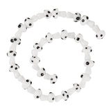 KISSITTY Lampwork Mushroom Beads Simple Color Crystal Cute Mini Mushrooms Ornament Drilled Loose Spacer Beads for DIY Necklaces