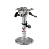 Attwood 2385405 LakeSport 238 Series Seat Pedestal with Seat Mount - Manually Adjustable, 12.5-15.5 J-Slot