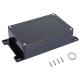 LMioEtool Junction Box IP65 Waterproof Dustproof ABS Plastic Universal Electric Project Enclosure with Fixed Ear Black 5.9x3.9x1