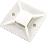 SuperAdhesive XLarge Cable Tie Mounts 100 Pack For Fast, FrustrationFree Wire Management. Anchor These Zip Tie Bases ToolsFr