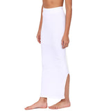 Zivame All Day Seamless Mermaid Saree Shapewear With Removable Drawcord For Women - White1 White S