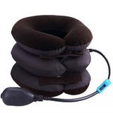 Dazvi || Health Care Cervical Neck Traction Air Bag With 3 Layer Inflatable Pillow || For Neck Support And Relaxation || (Multi