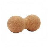 Ecomistiq TwoLobed Peanut Massage Ball EcoFriendly Cork Massage Ball Muscle Relaxation Natural, Yoga Peanut Ball A