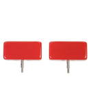 CHIAOGOO End Stoppers, 0.15 x 4.9000000000000004 x 7.4 cm, Red