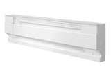 Cadet F Series 24 Electric Baseboard Heater (Model: 2F350W, Part: 09949), 1195/895 BTU, 240/208 Volt, 350/262 Watt, White