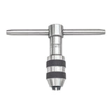 Starrett T-Handle Tap Wrench - Ideal for Holding Taps, Drills, Reamers and Small Tools - 1/4-1/2 Capacity Tap Size, 3-1/2 Body L