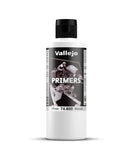 Vallejo - Surface Primer Color | White Acrylic Primer 200 ml (6.76 fl.oz.) | Matte Finish and Fast Drying | Perfect for Airbrush