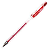 DONGA FineTech, 0.3mm, Gel Ink Roller Ball Pens, Red (Pack of 12)