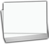 Hamilco White Cardstock Blank Index Flash Note & Post Cards Flat 5 X 7 Thick Paper 80 lb Card Stock for Printer 100 Pack