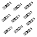 Enakshi 10 Pieces Metal Barrel String Cord Locks 2 Hole Drawstring Toggle Spring Clasp Stop End | Crafts | Sewing | Other Sewing