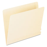 Pendaflex Manila Laminated Spine Shelf File Folders, Straight Tabs, Letter Size, Manila, 50/Box
