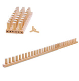 46 Wooden Knitting Loom Kit for DIY Blankets, Adjustable Installation Free Wooden Frame, Bulky Blanket Loom Hand Knitting Kit fo