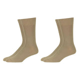 Mukhaksh (Pack Of 2 Pairs = 4 Socks Boys Cotton Khaki Police Calf Length Socks