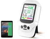 Air Quality Monitor, Formaldehyde Detector, Temperature & Humidity Meter, Pollution Tester, Sensor; Detect PM2.5/PM10/PM1.0 Micr