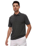 Toplot Men Regular Fit T-Shirt || T-Shirt For Men || Polo T Shirt (Lining-Polo-5238-Black-M),Black,,B0DXL754YR
