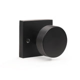 Matte Black Dummy Door Knob, Single Side No-Turning Door Handles,1 Pack Inactive Half Dummy Door Knob Set