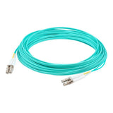 13M Lc To Lc Aqua Om3 Duplex Ofnr (RiserRated) Fiber Patch Cable