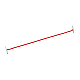 Mandala Crafts Metallic Red Barbed Elastic Barbed Cord - 100 Round 13Craft Elastic Party Hats Elastics Cord with Metal Ends